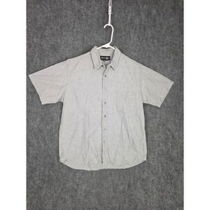 Dickies The Sporting District Striped Button‎ Down Shirt Mens Size L Casual Work